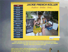 Tablet Screenshot of jackiefrenchkoller.com